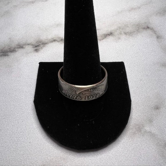 Handmade Half Dollar Ring (1976-1776) - Picture 3 of 3